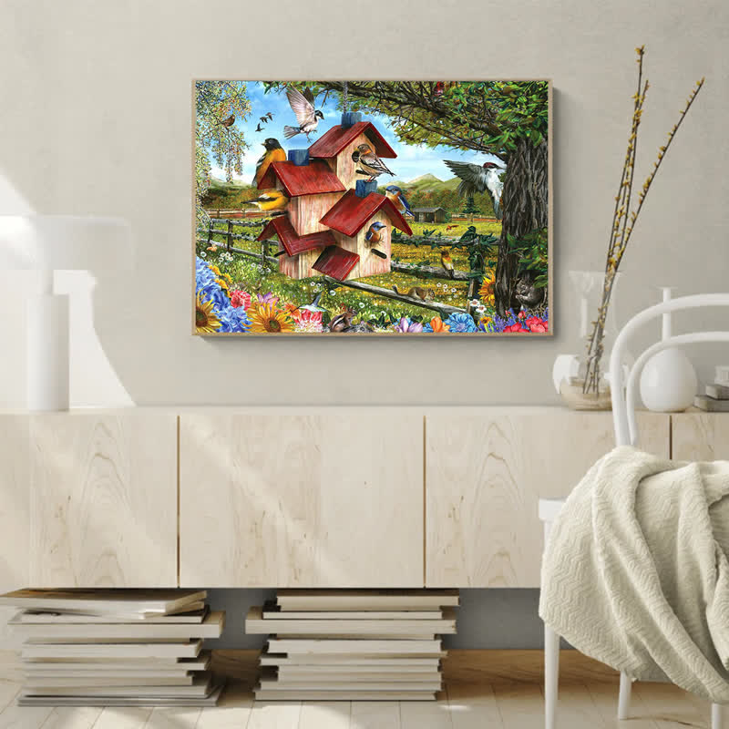 Rubbyoo Bird Condo - Wooden Jigsaw Puzzle