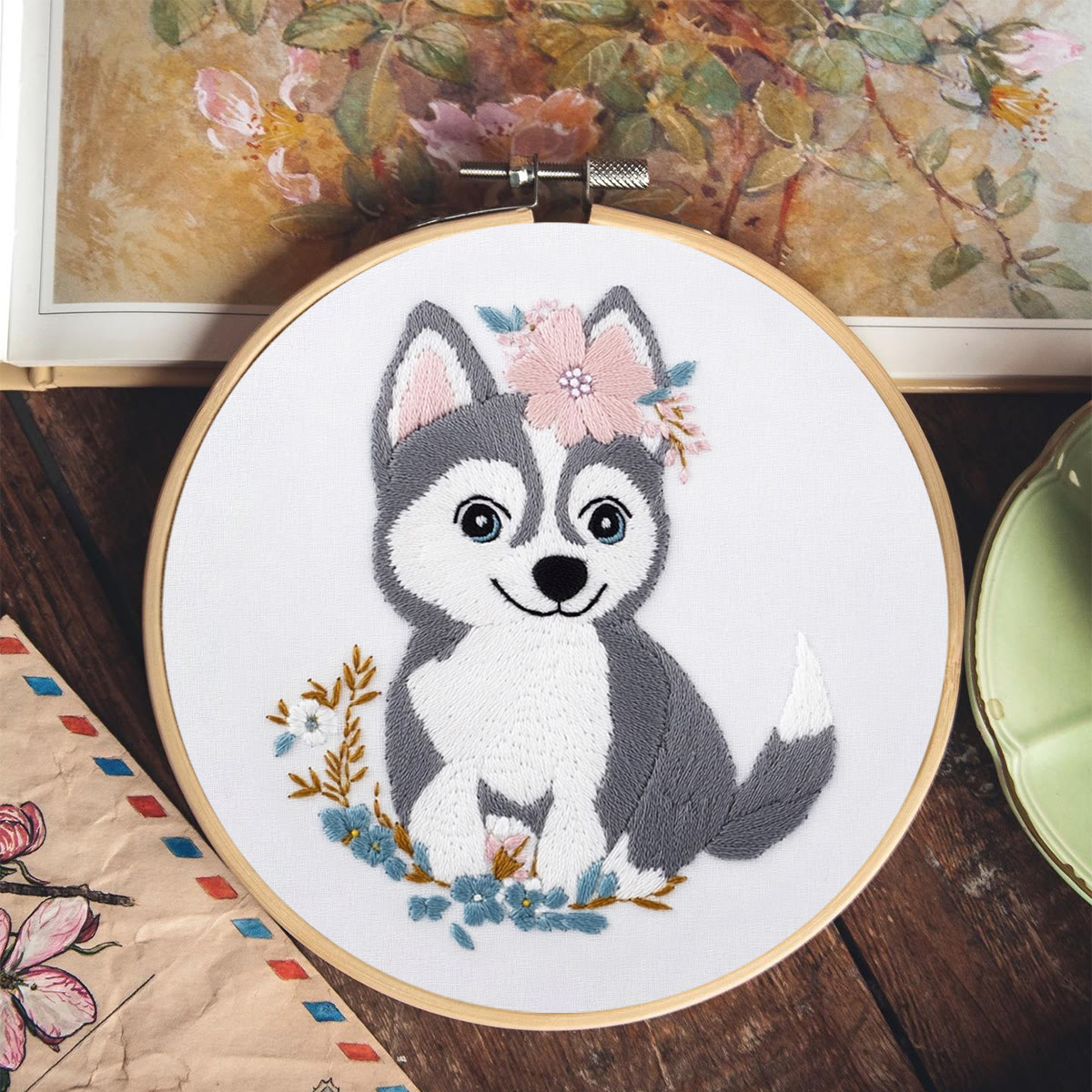 Rubbyoo Embroidery Kit -   Puppy Husky - image 8