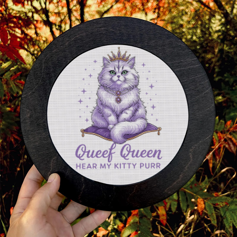  Cross Stitch Kit - Elegant Cat |  Lovely Animal Decorative Art | Perfect Handicraft For Kitten Lovers  - image 5