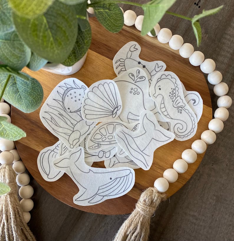 Christmas Stick And Stitch Patterns | Diy Marine Animals Stick | Perfect For Various Cloth Creation  - image 6