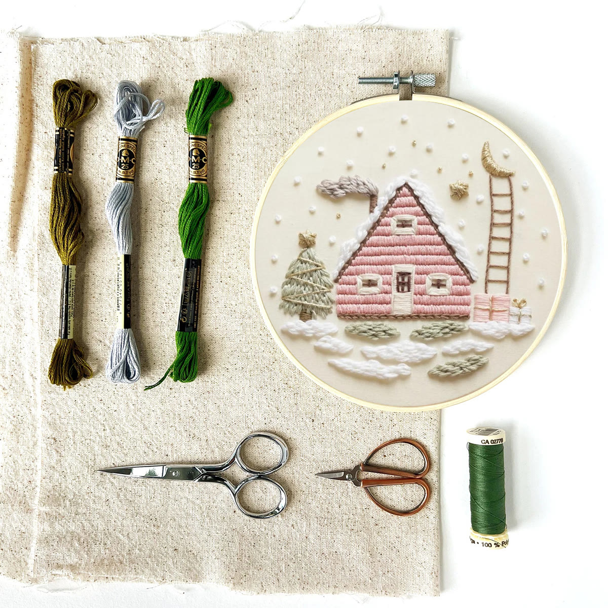 Rubbyoo Embroidery Kit - Christmas Eve | Diy Beginner Project | Christmas Decorative Craft  - image 11