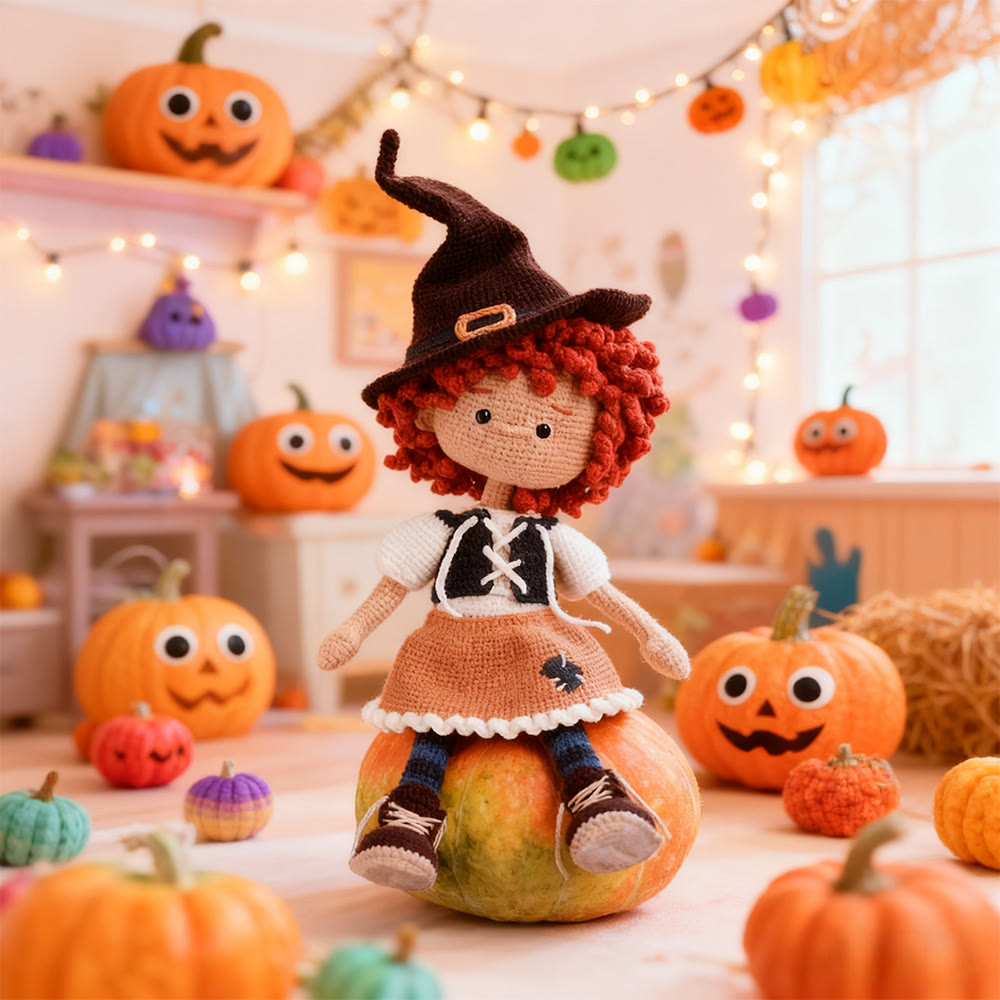 Diy Handmade Witch Girl Kit - Halloween Spooky Craft | Home Hanging Decoration  - image 6