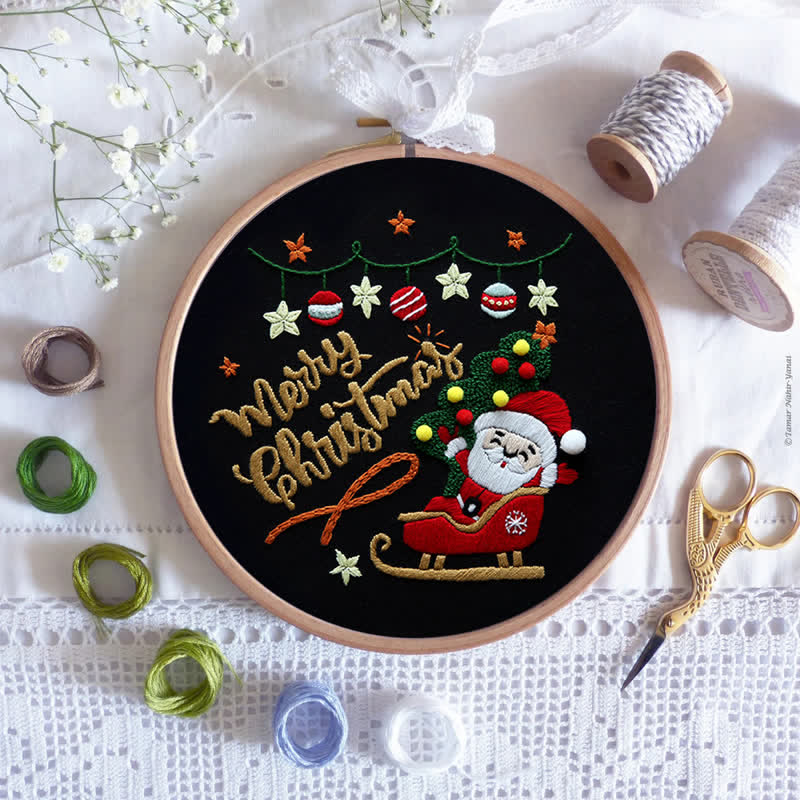 Rubbyoo Embroidery Kit - Santa Claus Is Coming  - image 7