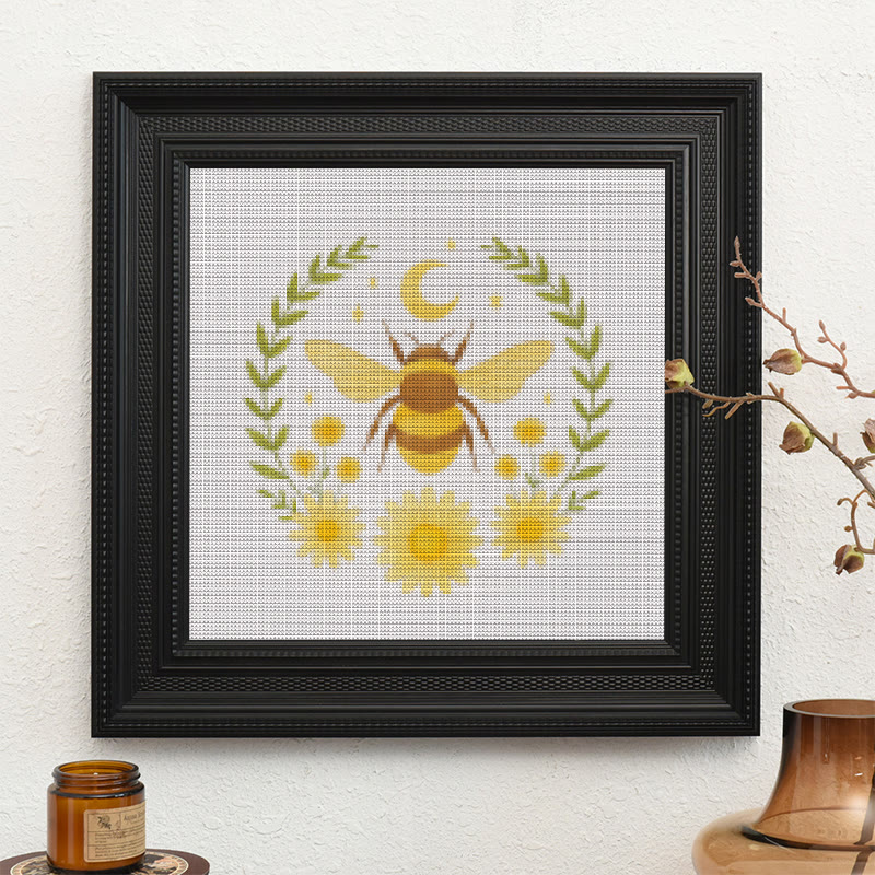  Cross Stitch Kit - Celestial Bee | Perfect Gifts For Crafter|  Diy Home Decor - image 10