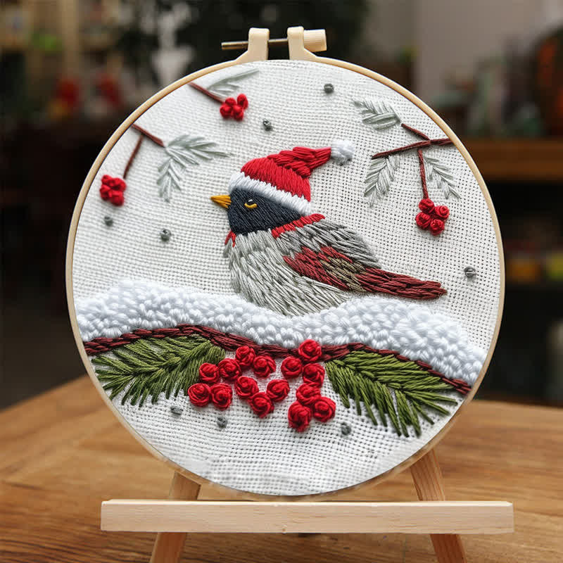 Rubbyoo Embroidery Kit - "Little sparrow"  Christmas Gift  - image 5