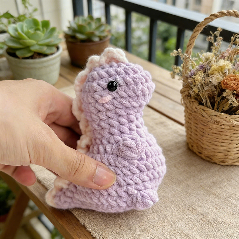 Diy Handmade Mini Dinosaur Crochet Kit - Lovely Bag Decor | Unique Handmade Toys - image 5