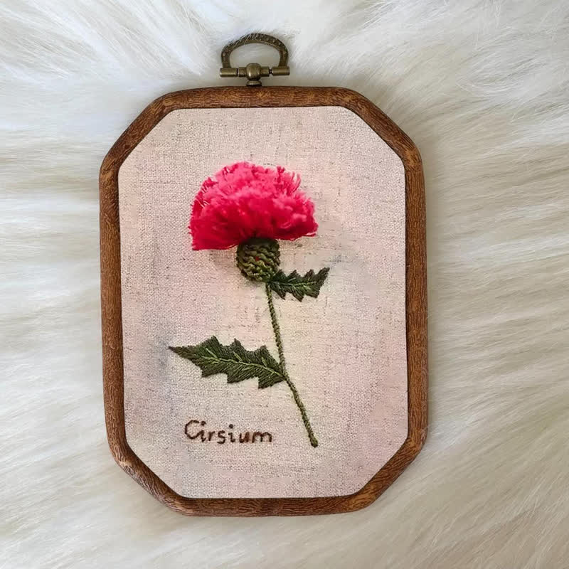 Rubbyoo Embroidery Kit- 3d Cirsium Craft Kit - image 8