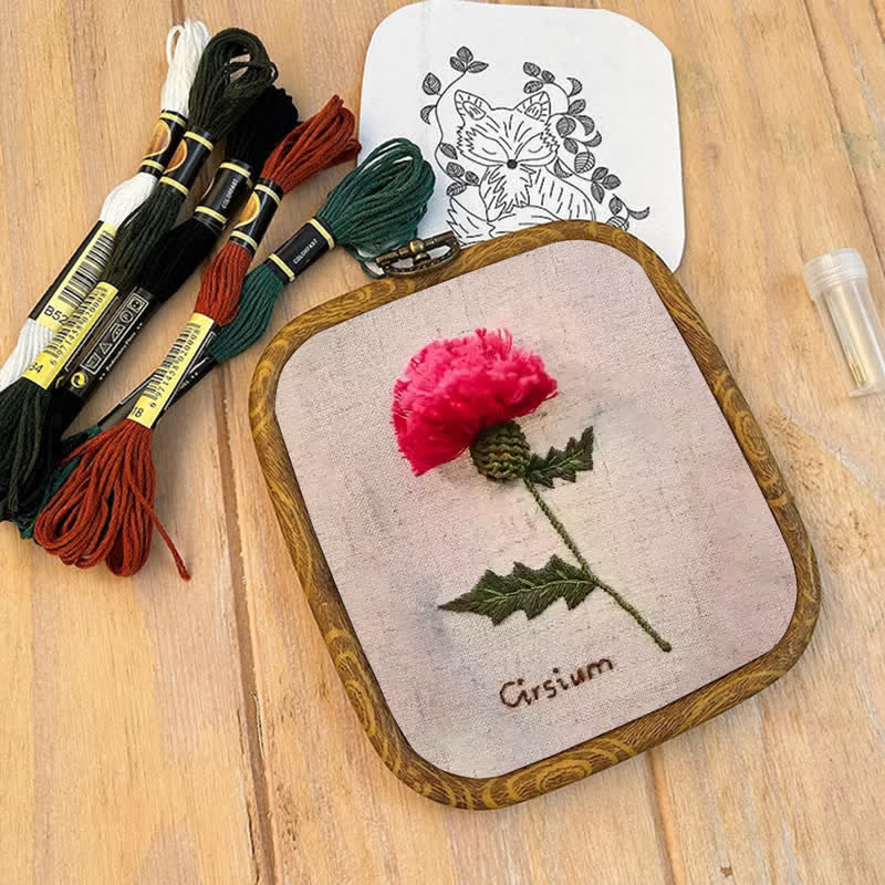 Rubbyoo Embroidery Kit- 3d Cirsium Craft Kit - image 9