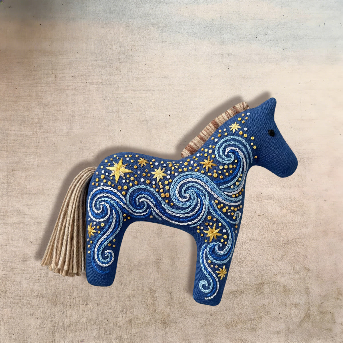 Rubbyoo Dala Horse Embroidery Kit - Swirling Galaxy Pattern | Unique Gift For Friend | Witchy Celestial Decor - image 9
