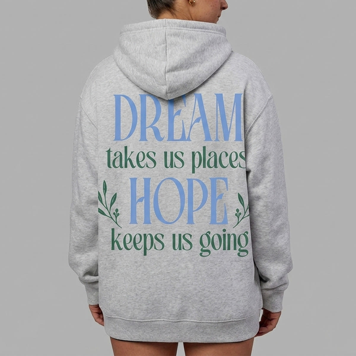Rubbyoo Hope Keeps Us Going Unisex Hoodie  - image 4