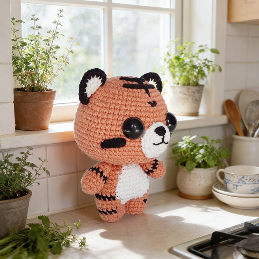 Diy Handmade Mini Tiger Crochet Kit - Beginners Crocheted Toy | Nice Gifts Idea  - image 3
