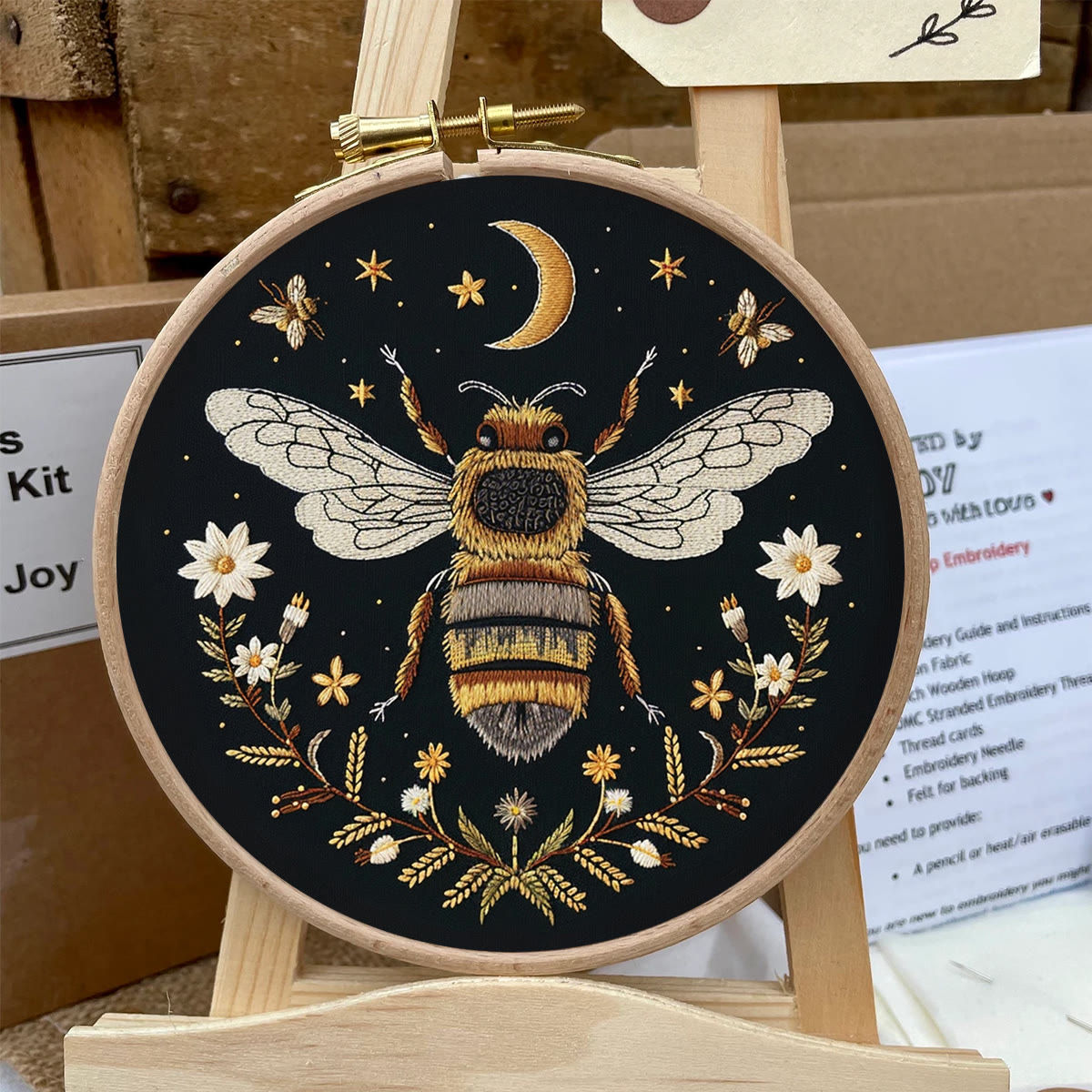 Rubbyoo Embroidery Kit- Magical Bee - image 6