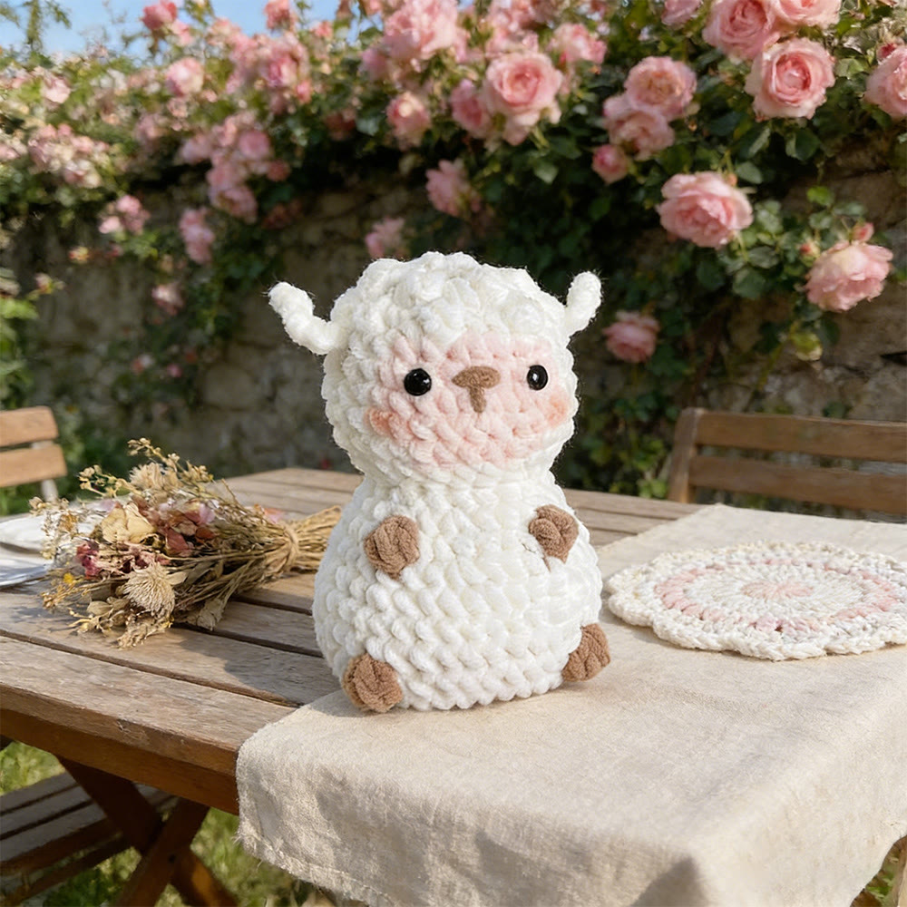 Diy Handmade Chubby Lamb Crochet Kit - Adorable Animal Craft | Holiday Gift Idea - image 4