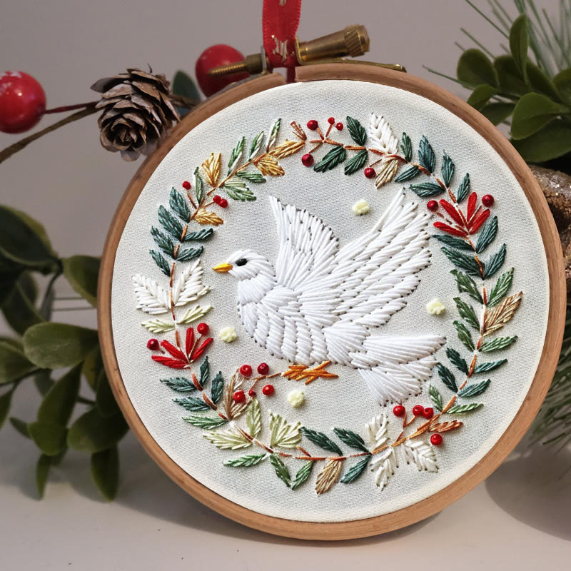 Rubbyoo Embroidery Kit- Dove Of Peace - image 3
