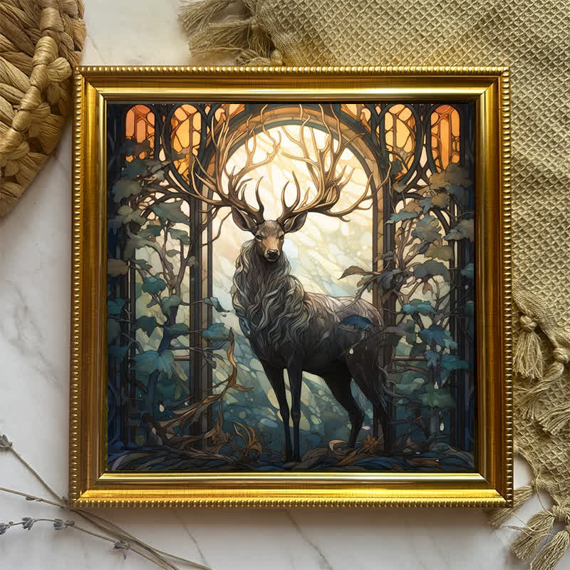 Mysterious Deer - Wooden Jigsaw Puzzle