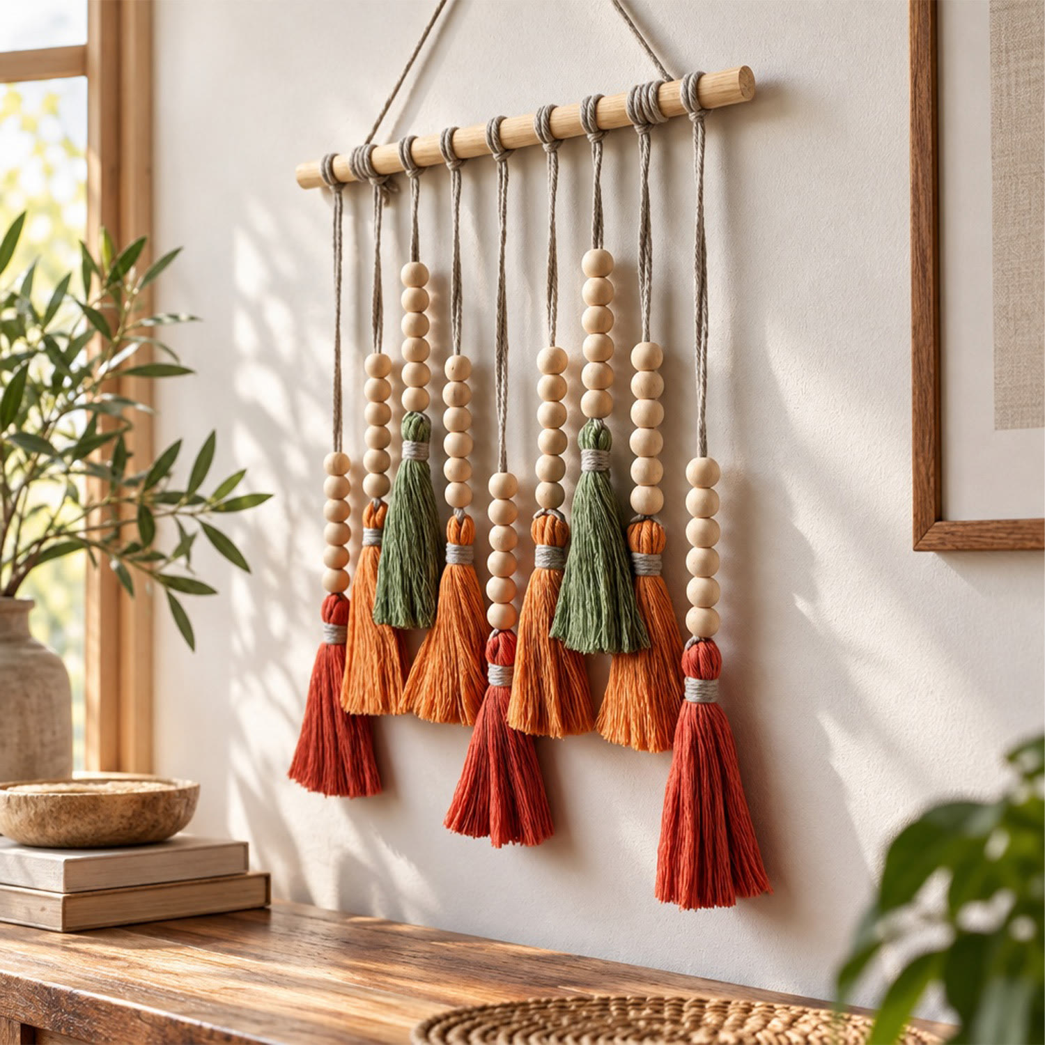 Rubbyoo Boho Tassel Wall Hanging - Thoughtful Housewarming Gift | Charming Modern Interior Styling - image 8