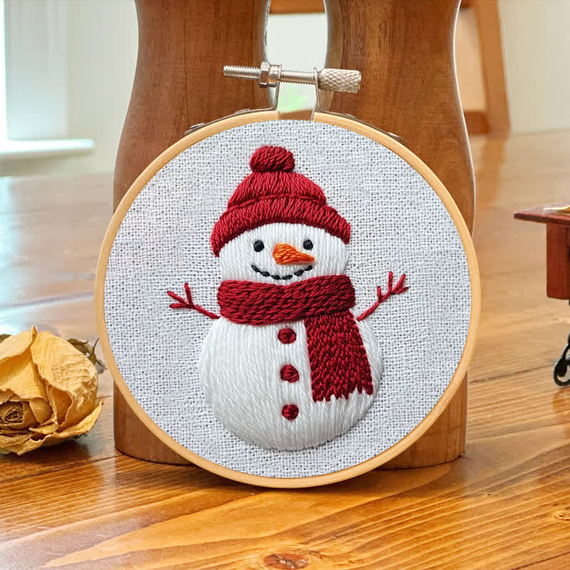 Rubbyoo Embroidery Kit -Snowman - image 7