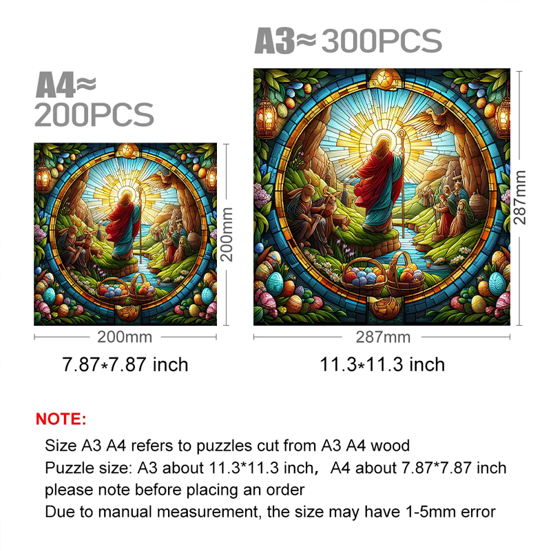 The Resurrection Of Jesus- Wooden Jigsaw Puzzle