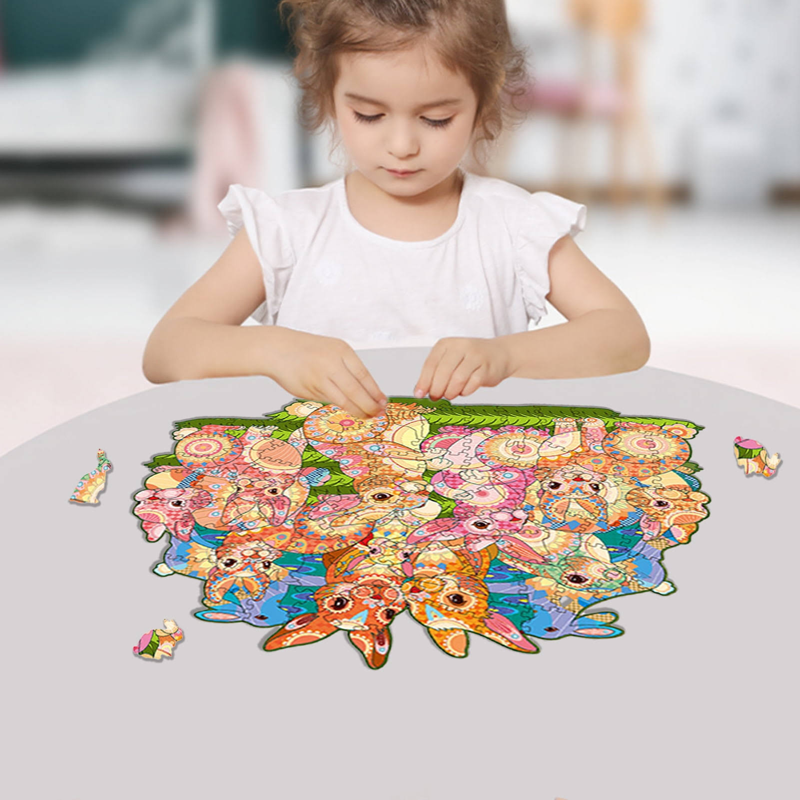 Easter Bunny - Wooden Jigsaw Puzzle