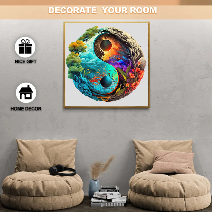 Yin Yang Forest - Wooden Jigsaw Puzzle