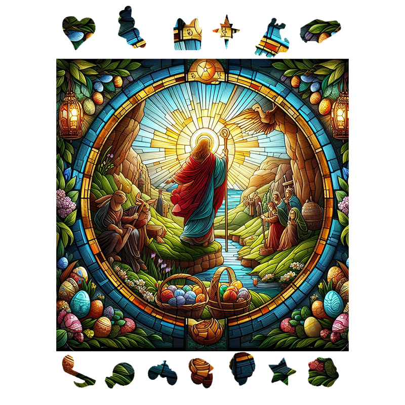 The Resurrection Of Jesus- Wooden Jigsaw Puzzle