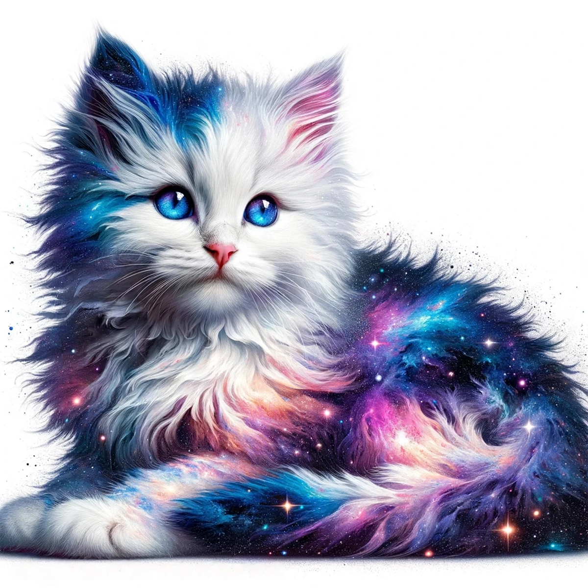 Rubbyoo Cosmic Garden Cat - Wooden Jigsaw Puzzle