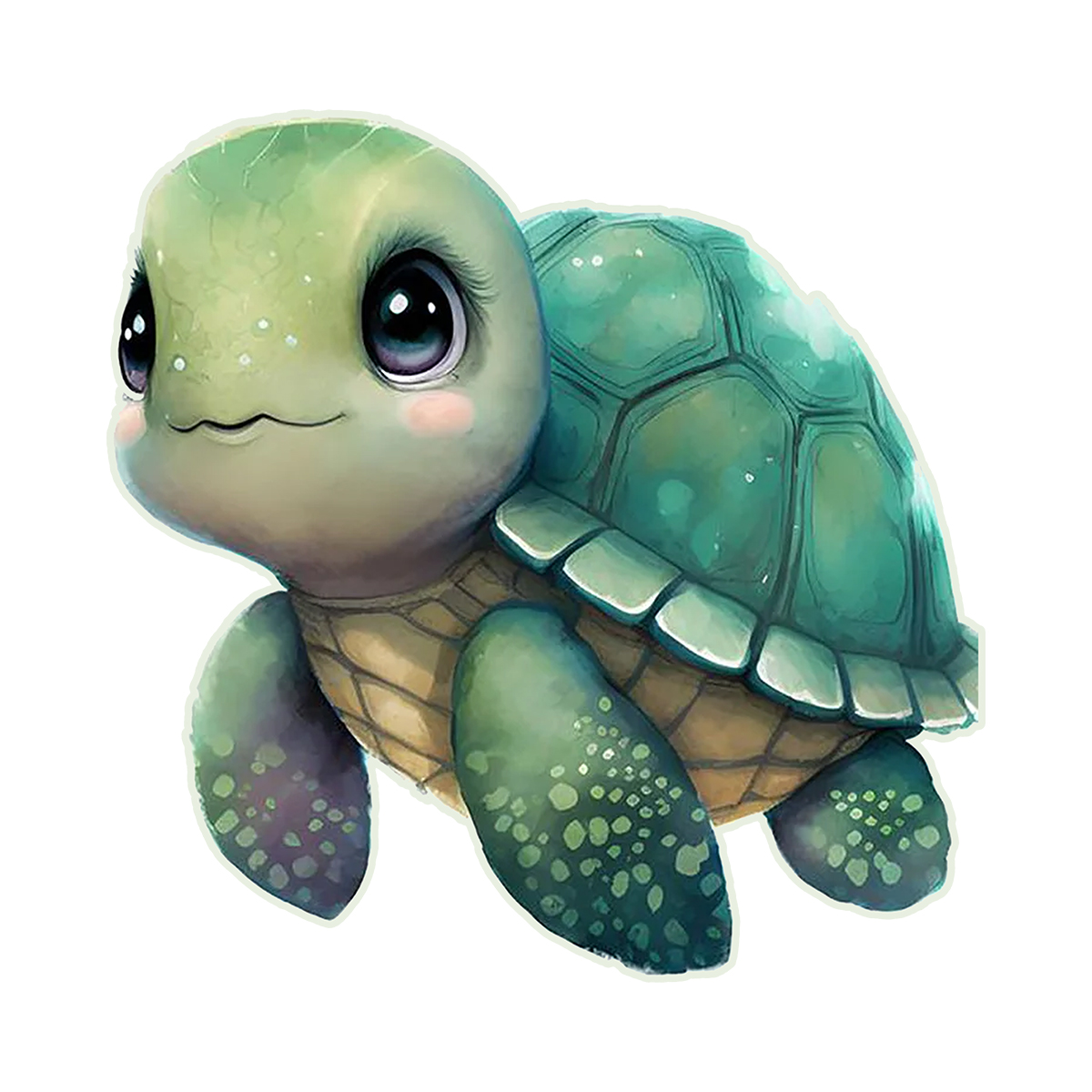 Rubbyoo bany turtle -1 Wooden Jigsaw Puzzle