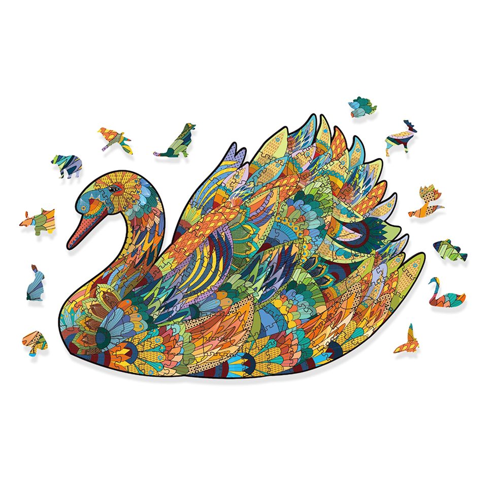Swan - Wooden Jigsaw Puzzle