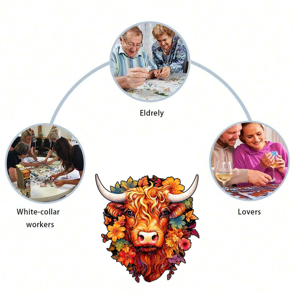 OX - Wooden Jigsaw Puzzle