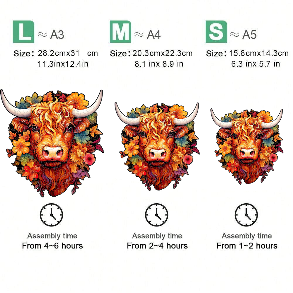 OX - Wooden Jigsaw Puzzle