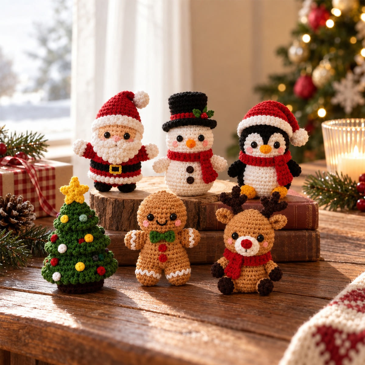 Diy Handmade Festive Ornaments Crochet Kit - Christmas Party Home Decor | Perfect Gift For Handmade Beginners - image 7
