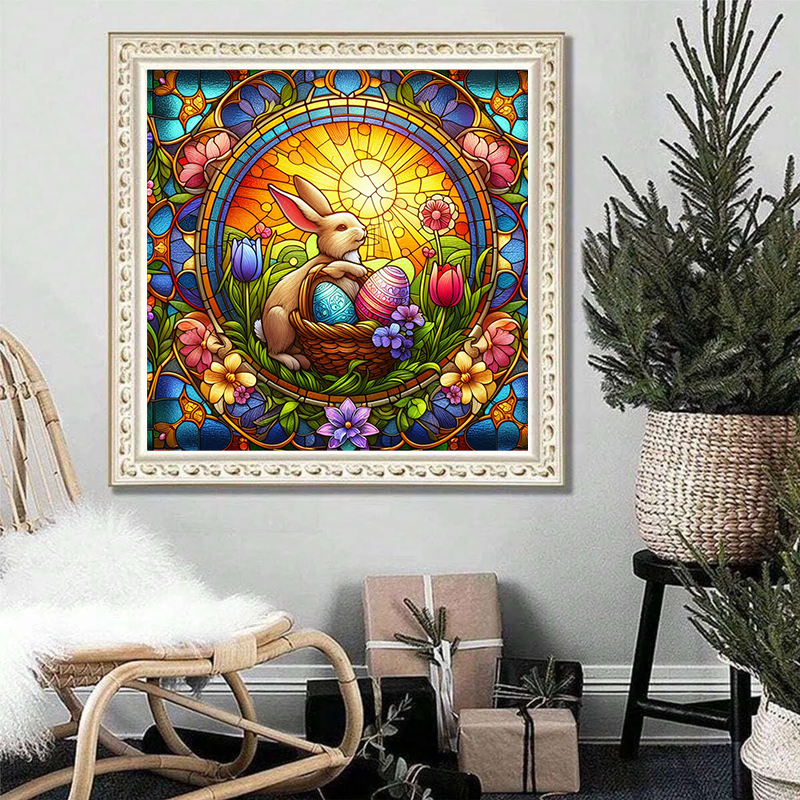 Easter Bunny And Egg Hunt - Wooden Jigsaw Puzzle