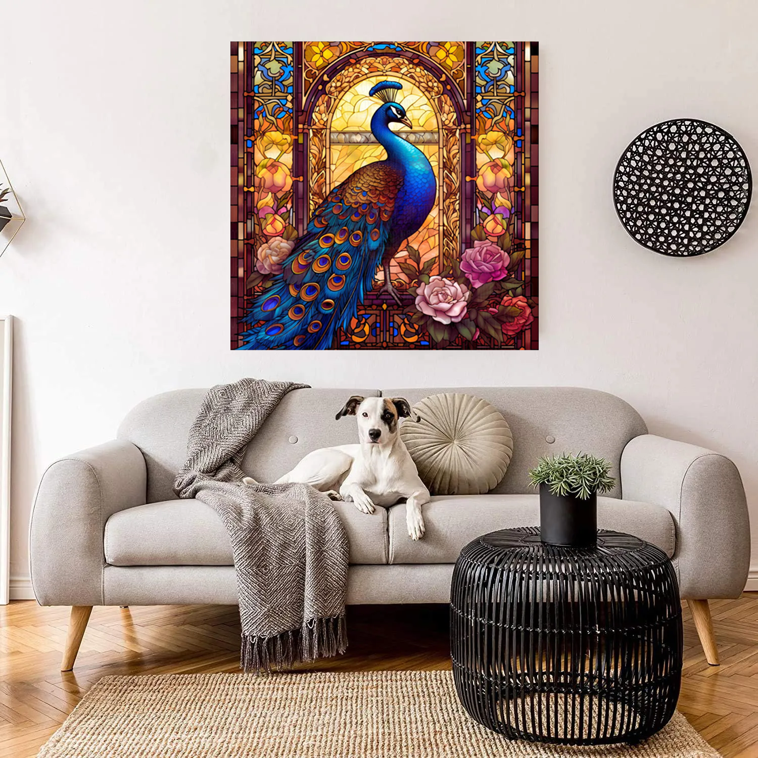 Peacock sign - Wooden Jigsaw Puzzle