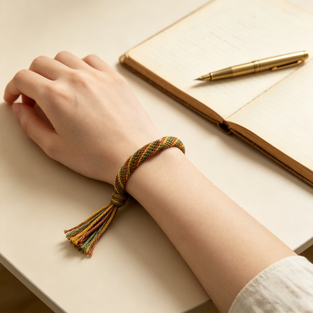 Rubbyoo Kumihimo Bracelet Kit - Autumn Trail  | Keepsake Gift For Mom | Easy Handmade Craft For Beginner - image 4