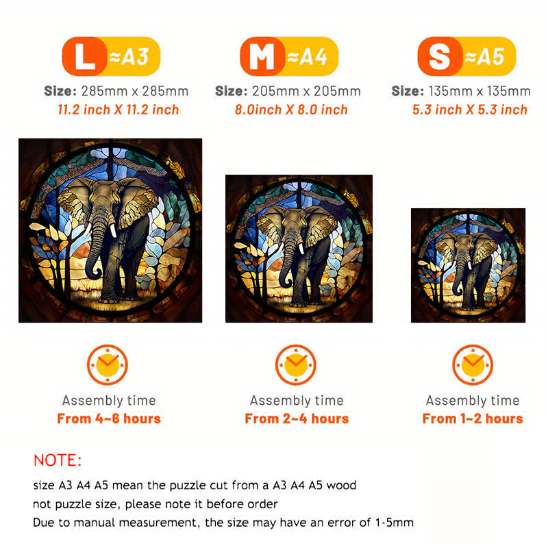 Africa Wildlife - Wooden Jigsaw Puzzle