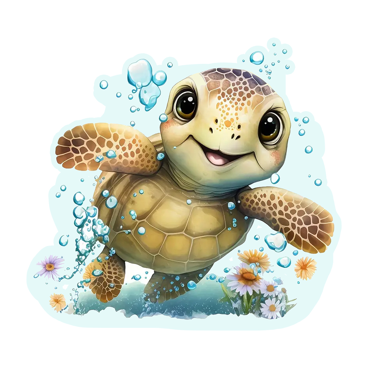 Rubbyoo bany turtle -2 Wooden Jigsaw Puzzle