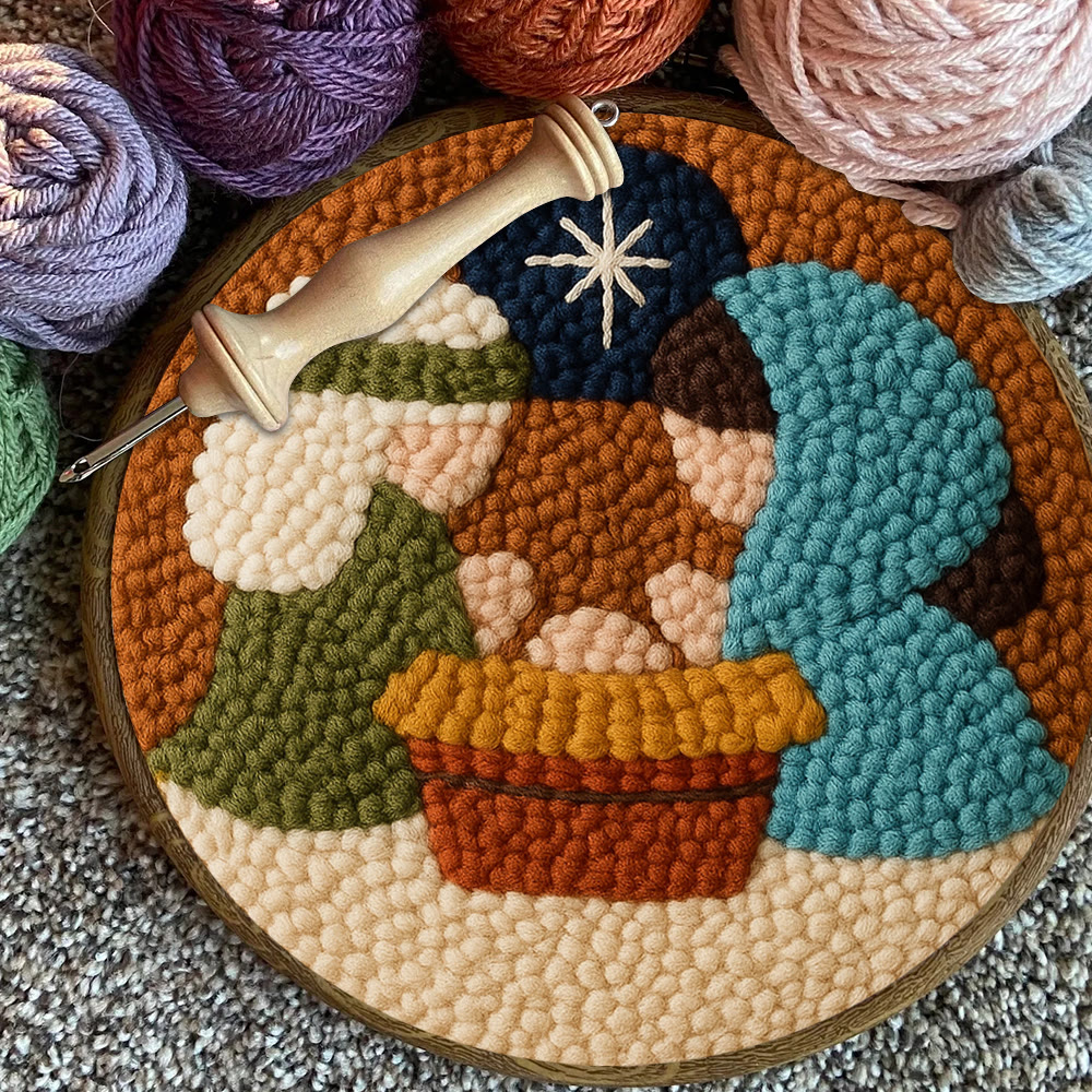 Nativity Scene Themed Punch Needle Kit – Easy DIY Choice | Fun Handmade Craft - image 12