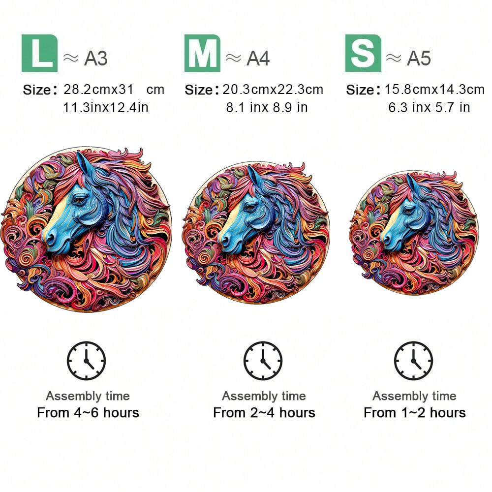 Horse - Wooden Jigsaw Puzzle