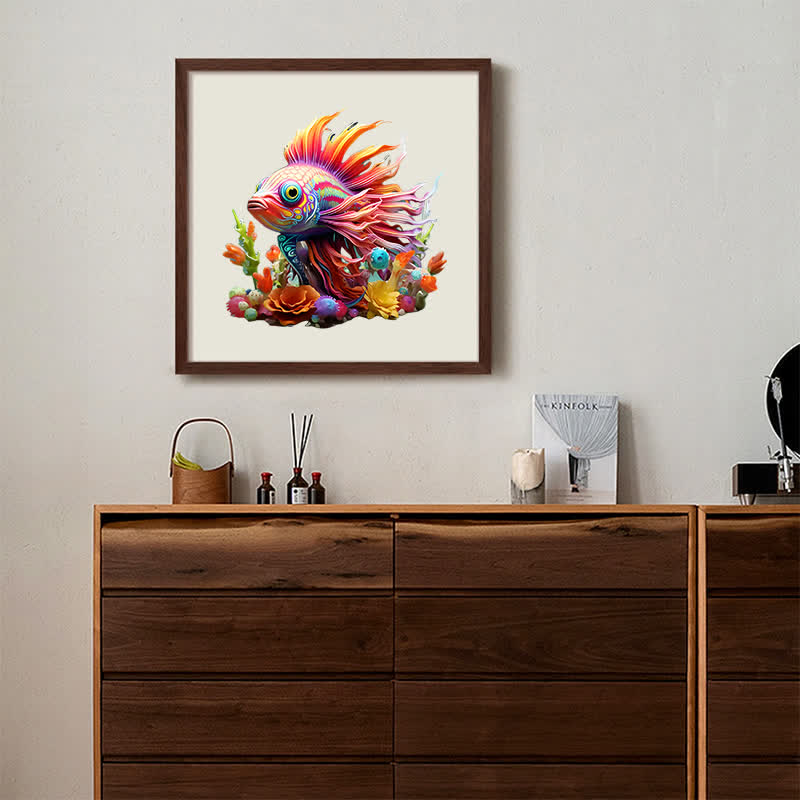 Colorful Fishe - Wooden Jigsaw Puzzle
