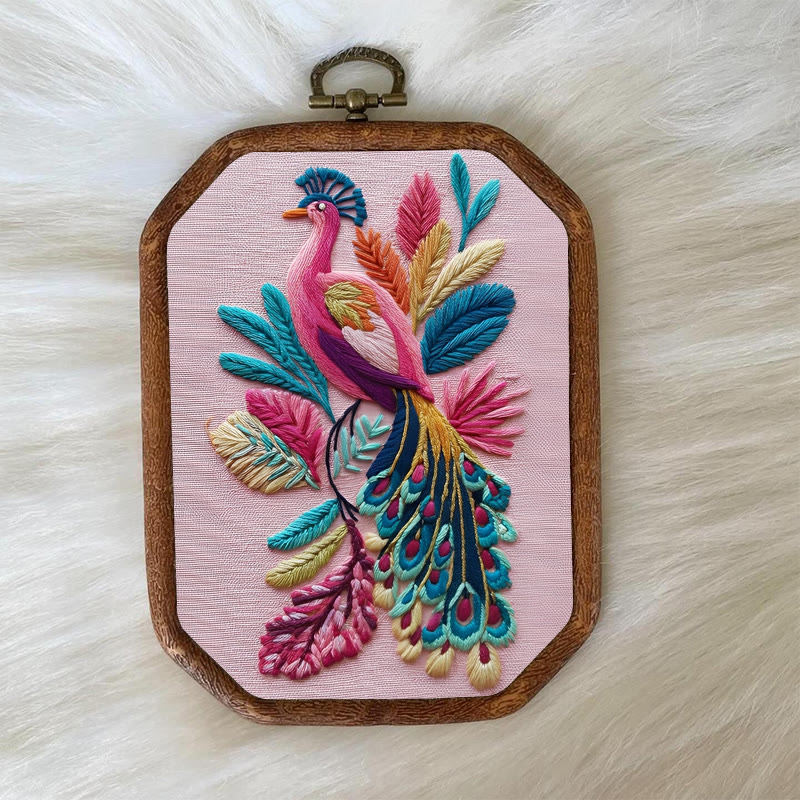 Rubbyoo Embroidery Kit - Stunning Peacock | Diy Animal Artwork | Unique Home Decor - image 10