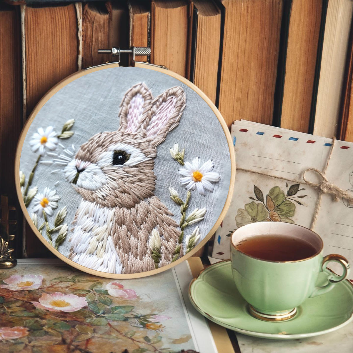 Rubbyoo Embroidery Kit- Daisy Bunny - image 6