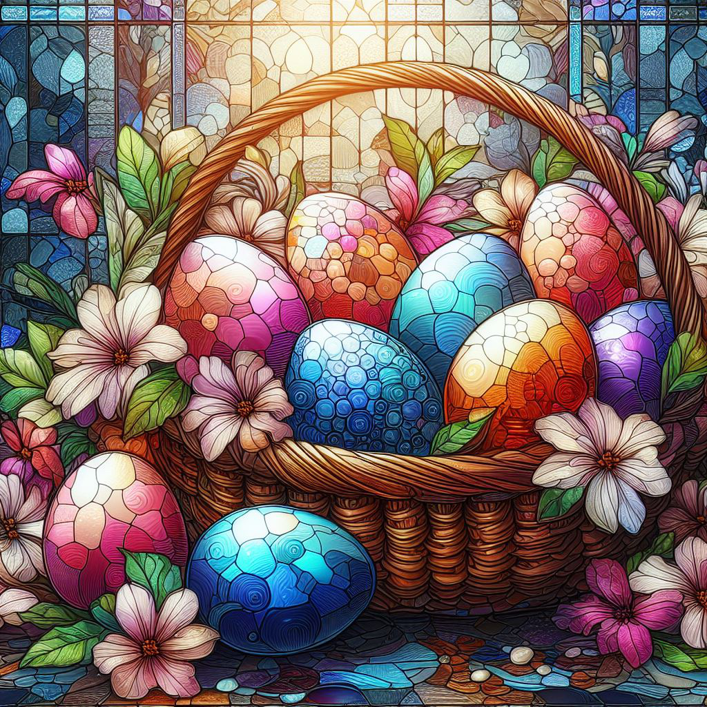 Easter Basket - Wooden Jigsaw Puzzle