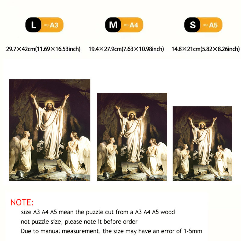 Resurrection Of Christ - Wooden Jigsaw Puzzle