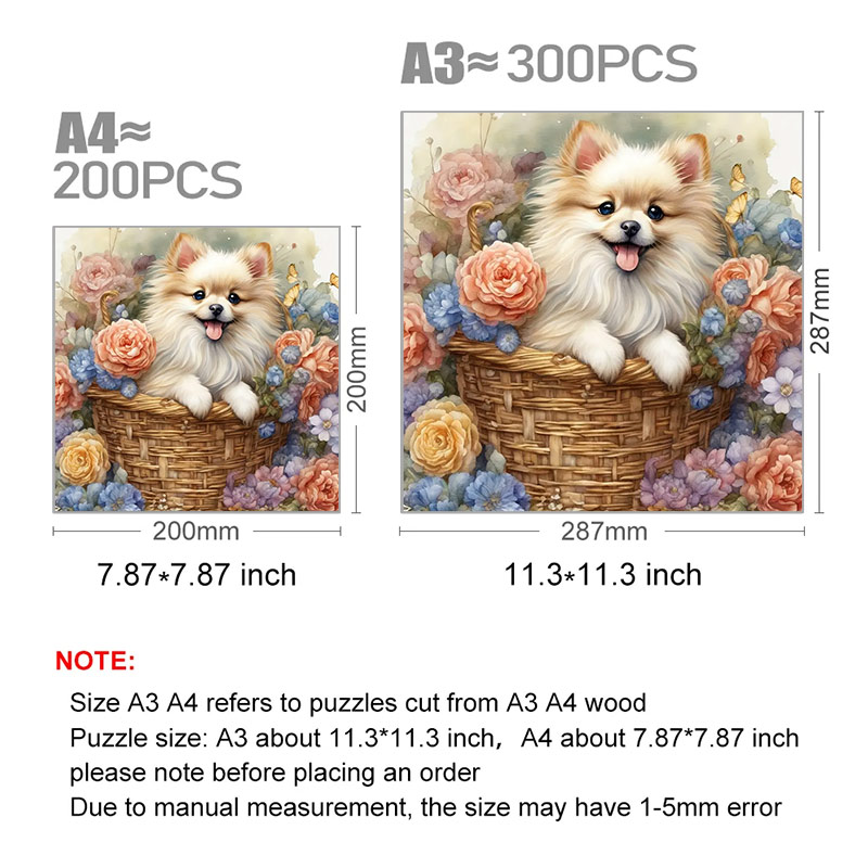My lovely Pomeranian son - Wooden Jigsaw Puzzle