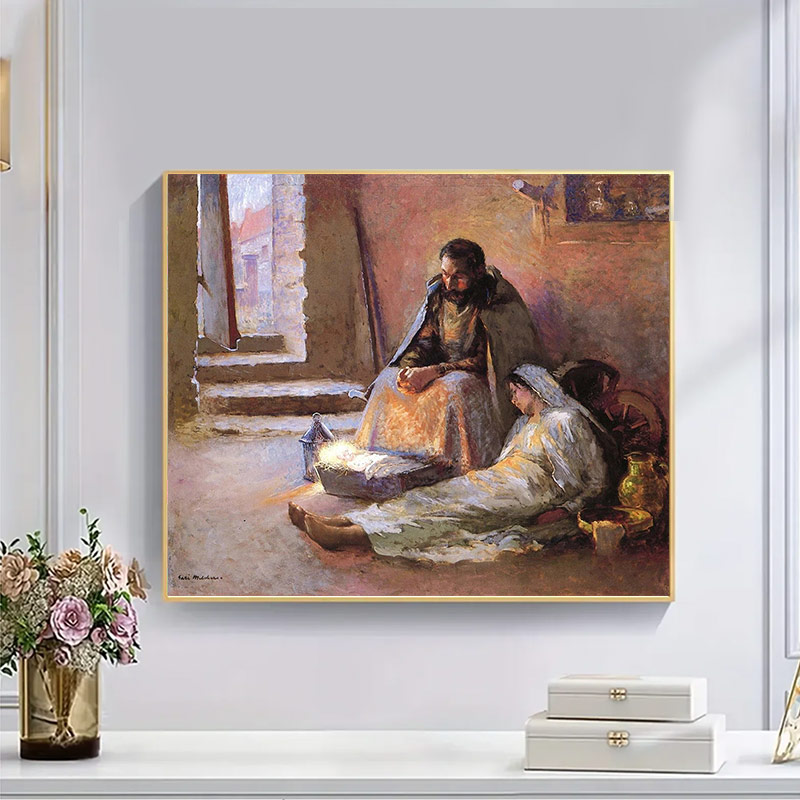 The Nativity By Gari Melchers - Wooden Jigsaw Puzzle