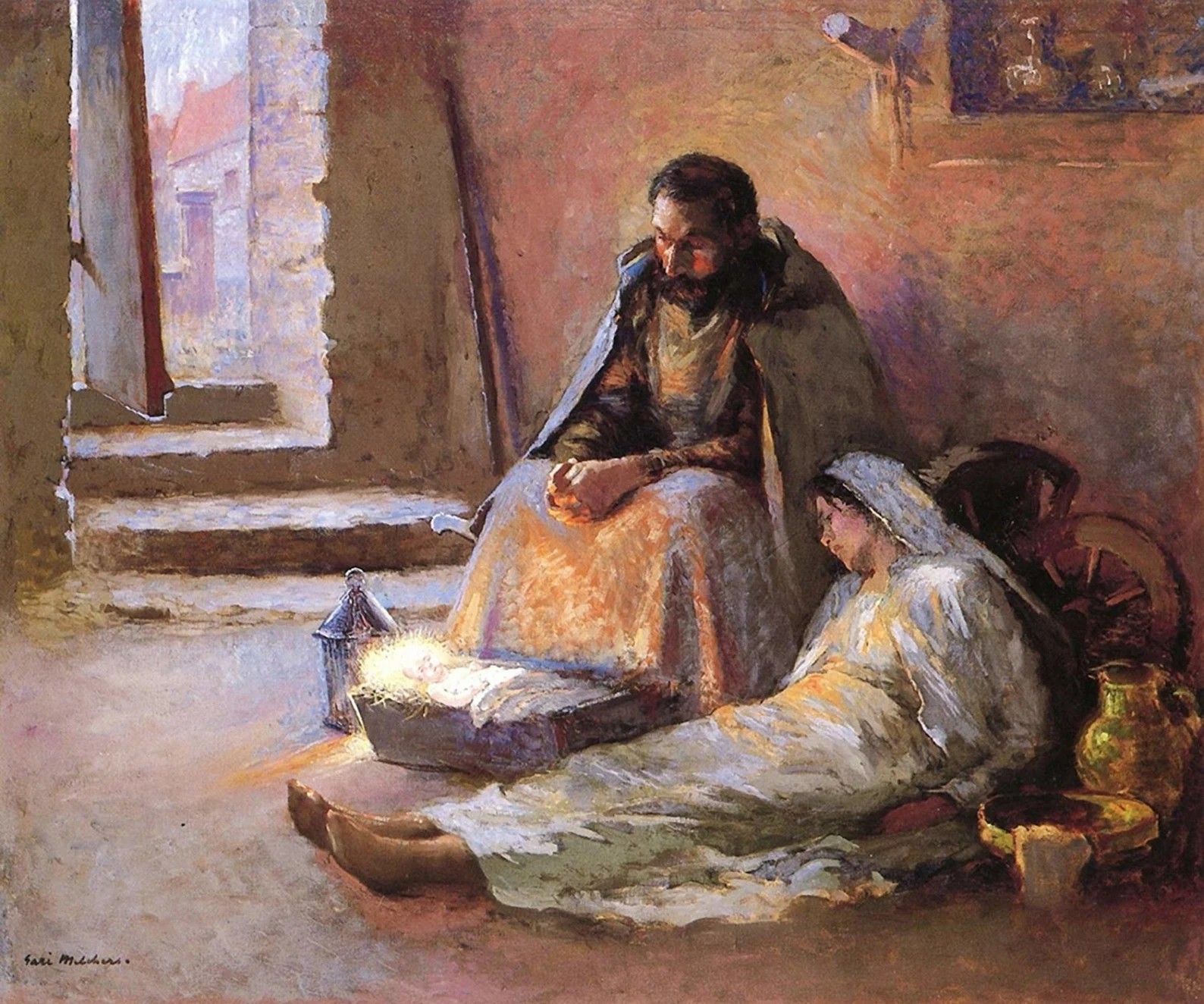 The Nativity By Gari Melchers - Wooden Jigsaw Puzzle