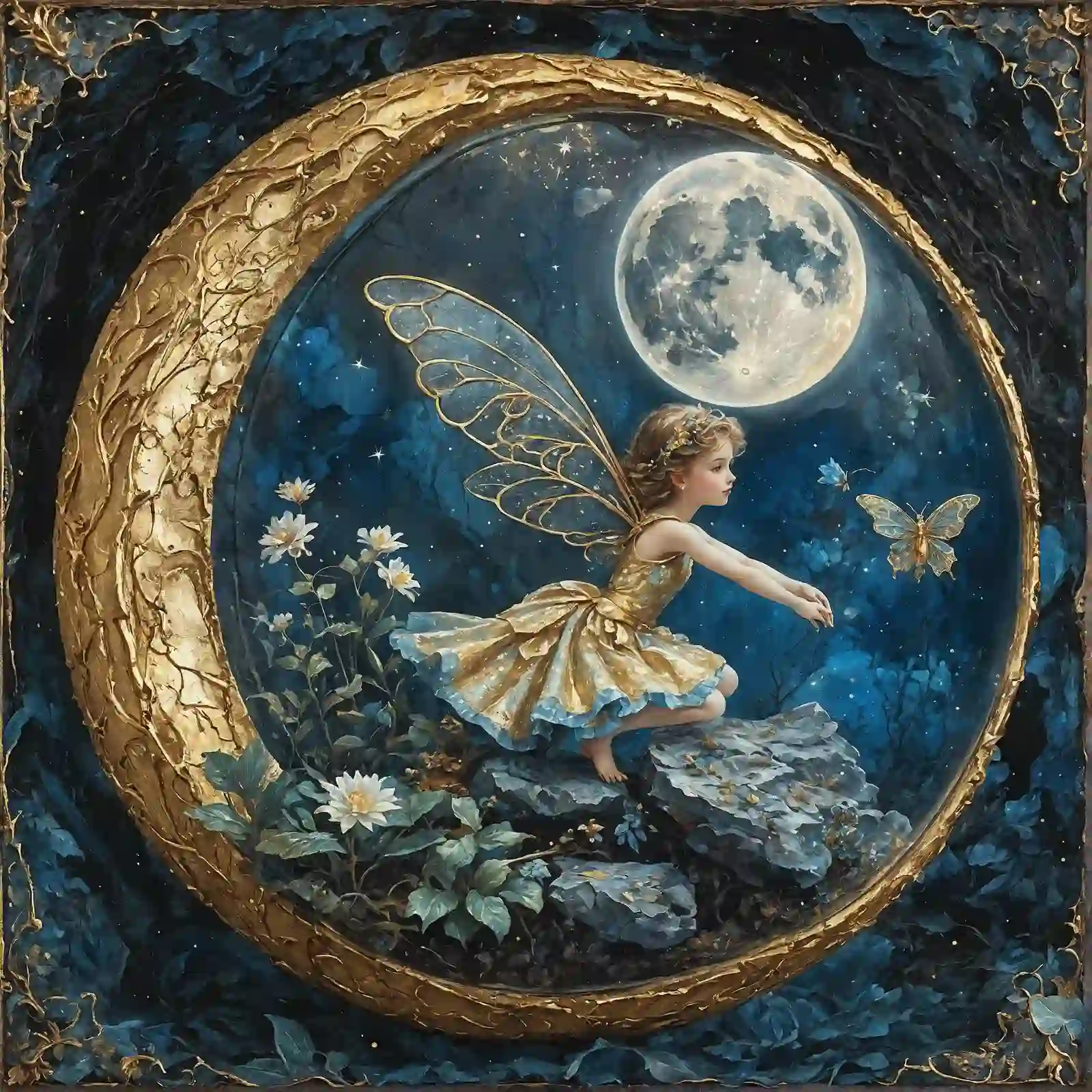 Golden Half Moon - Wooden Jigsaw Puzzle