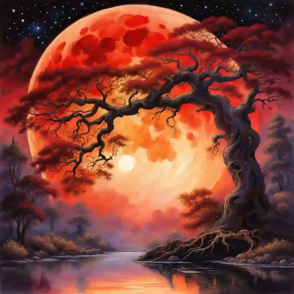 Red Night - Wooden Jigsaw Puzzle
