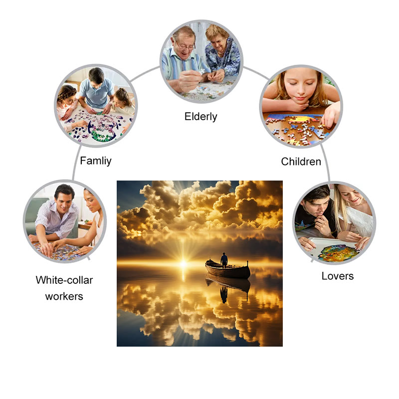 Lay Up Treasures in Heaven - Wooden Jigsaw Puzzle