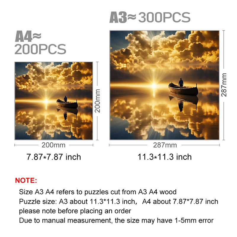 Lay Up Treasures in Heaven - Wooden Jigsaw Puzzle